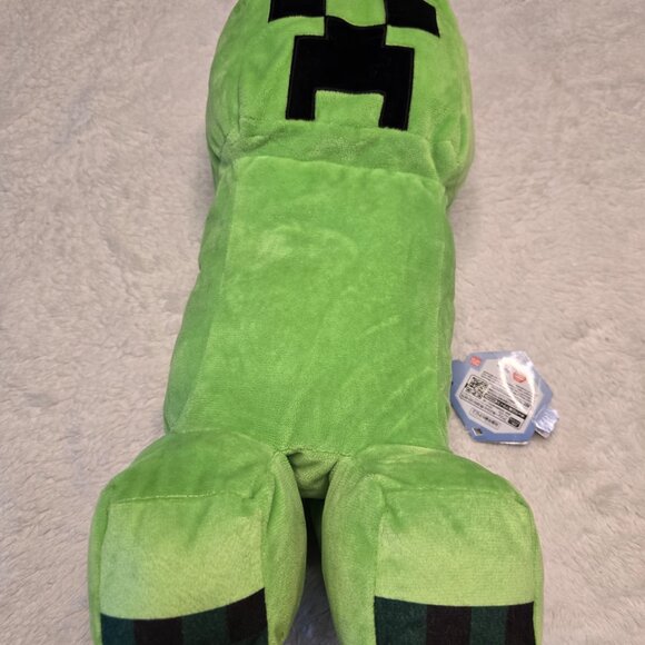 BIG Minecraft Creeper Plush Stuffed Green Kid Pillow Toy Game Plushie 17-19” NWT - Picture 3 of 11